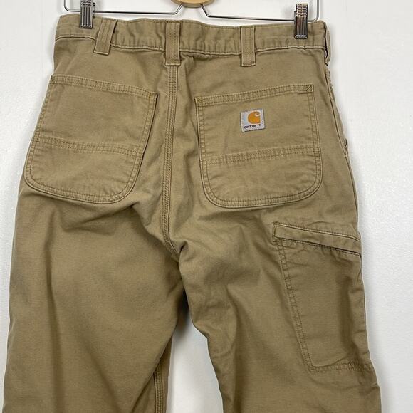 Carhartt Relaxed Fit Mens 32x30 distroyed Stained Casual Work Pants - Picture 11 of 12